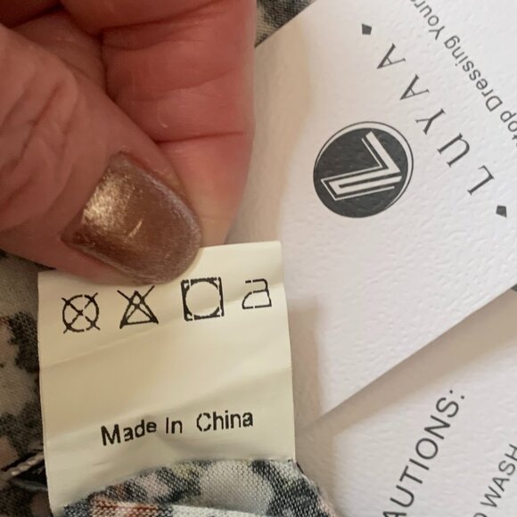 LUYAA Long Sleeve Casual Blouses Tunic Top (NWT) (SZ M) - Picture 8 of 10